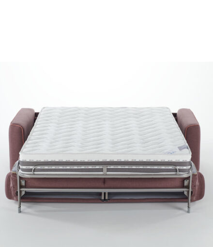 Divano Letto Vitarelax aperto con materasso