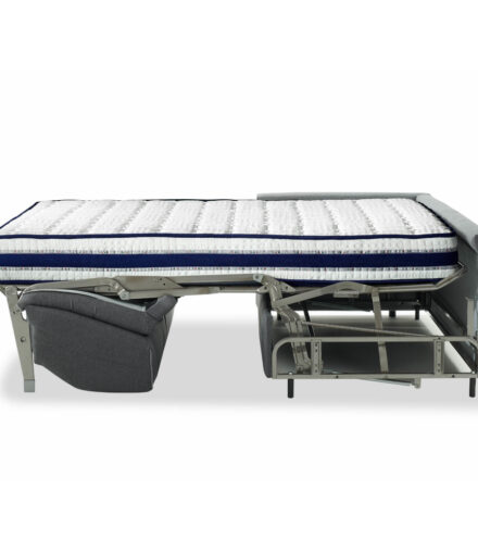 Meccanismo apertura divano letto con materasso alto 21 cm