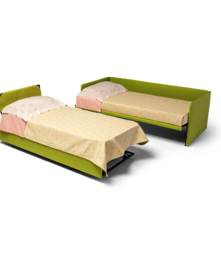 Divano letto con secondo letto estraibile