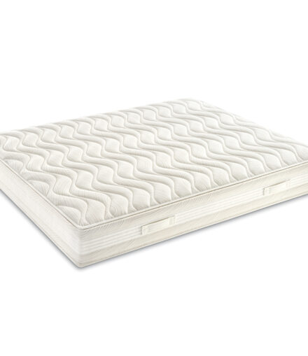 Materasso Ennerev Feeling 5 Plus matrimoniale ergonomico alto e confortevole con rivestimento trapuntato traspirante