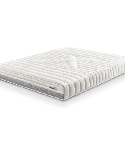 Materasso Ennerev Xtra Ordinario matrimoniale ergonomico alto con rivestimento traspirante e sostegno differenziato