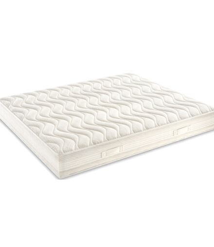 Materasso Ennerev Feeling 5 matrimoniale ergonomico con rivestimento trapuntato traspirante e sostegno bilanciato