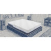 Materasso Formabed Levia Hybrid con struttura ibrida e rivestimento traspirante