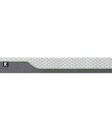 Vista laterale del materasso FormaBed Nivola in memory foam con profilo ergonomico