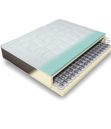 Interno Materasso a Molle Ortopedico con strato Memory Mod. Orchidea