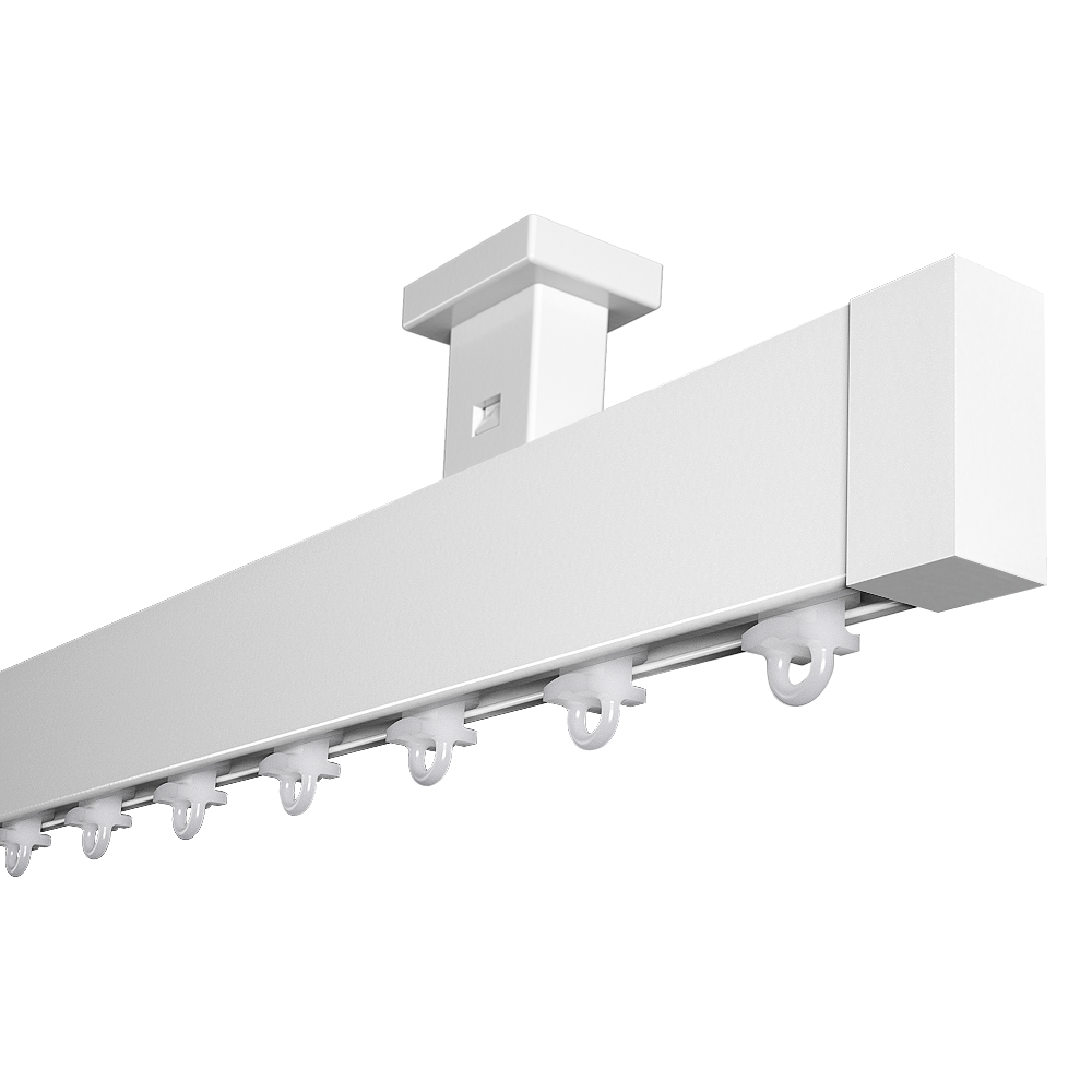 Binario per tende a soffitto su misura per tende da interno