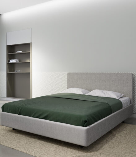 Letto imbottito artigianale Modello Moderno personalizzabile Lombardi Napoli
