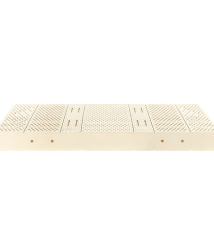 Materasso Ennerev Biostyle in lattice naturale a zone differenziate ergonomiche per sostegno cervicale lombare e dorsale