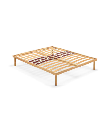 Rete fissa Ennerev Evoluta 100 con telaio in legno e doghe ergonomiche