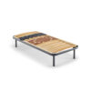 Rete con doghe in legno / telaio in acciaio / rete fissa / sostegno specifico per le spalle