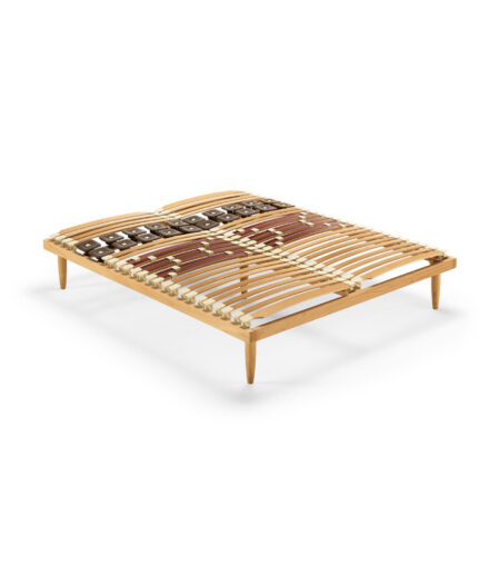 Rete fissa Ennerev Pegasus 100 con doghe in legno e sistema di sostegno ergonomico per la zona spalle