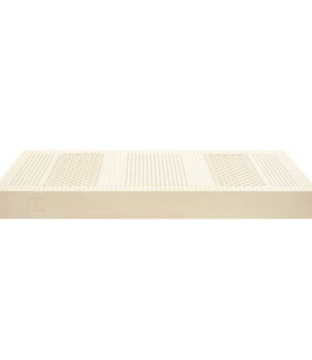 Materasso Ennerev in lattice Biowellness traforato naturale traspirante e antiacaro con zone a portanza differenziata