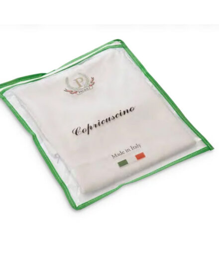 Copriguanciale Mito Profili in fiandra di cotone 50x80 cm con cerniera laterale