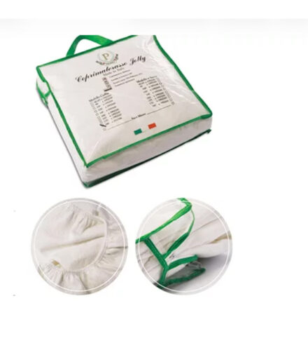 Coprimaterasso Jolly antiacaro a cuffia in cotone con elastico perimetrale lavabile fino a 90 gradi
