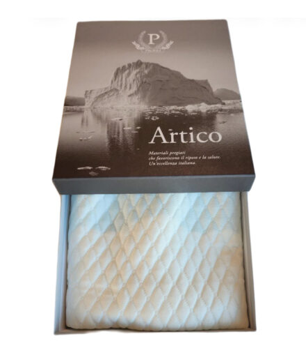 Federa copriguanciale Artico rinfrescante in filato freddo 50x80 cm nella confezione originale