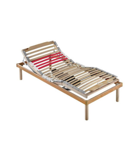 Rete elettrica motorizzata Essedue 80x190 con testa e piedi alzabili in offerta